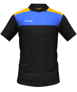 Score Tricol Polo black-royal-orange