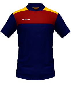 Score Tricol Polo navy-maroon-orange