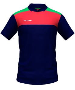 Score Tricol Polo navy-red-green
