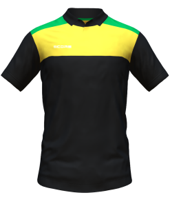 Score Tricol Polo black-yellow-green
