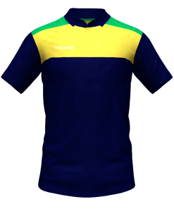 Score Tricol Polo navy-yellow-green