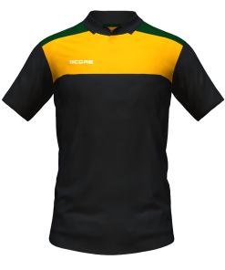 Score Tricol Polo black-orange-bottle