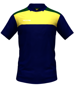 Score Tricol Polo navy-yellow-bottle