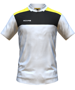 Score Tricol Polo white-black-yellow
