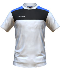 Score Tricol Polo white-black-royal