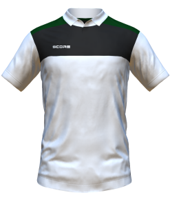 Score Tricol Polo white-black-bottle