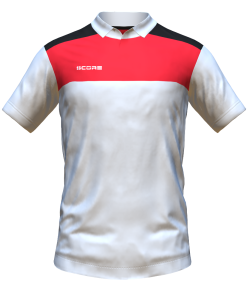 Score Tricol Polo white-red-black