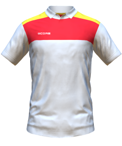 Score Tricol Polo white-red-yellow