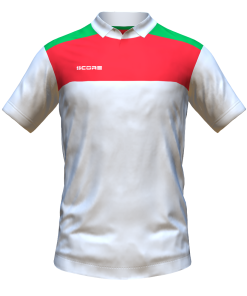 Score Tricol Polo white-red-green