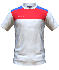 Score Tricol Polo white-red-royal