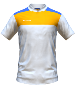 Score Tricol Polo white-orange-royal