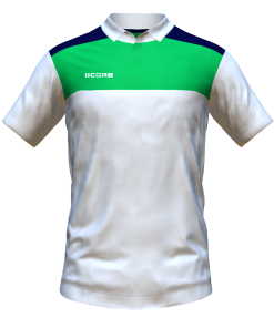 Score Tricol Polo white-green-navy