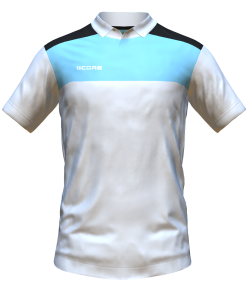Score Tricol Polo white-sky-black