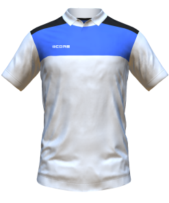 Score Tricol Polo white-royal-black