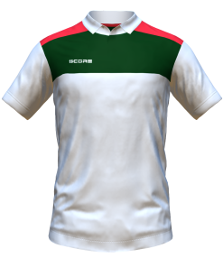 Score Tricol Polo white-bottle-red