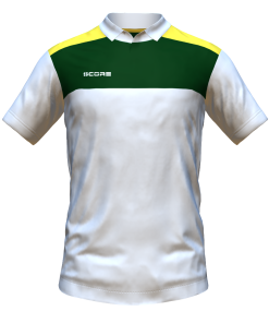 Score Tricol Polo white-bottle-yellow
