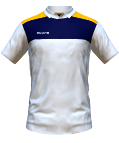 Score Tricol Polo white-navy-orange