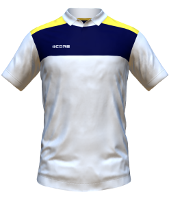 Score Tricol Polo white-navy-yellow