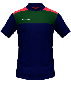 Score Tricol Polo navy-bottle-red