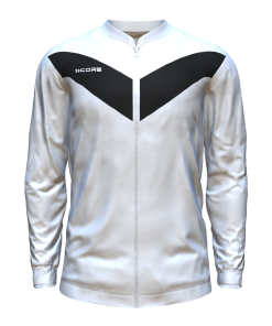 Score Basic V Track Jacket white-black