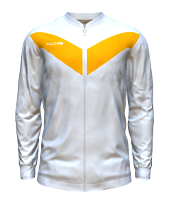 Score Basic V Track Jacket white-orange