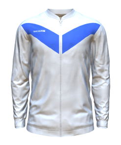 Score Basic V Track Jacket white-royal