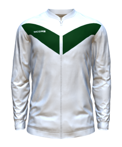 Score Basic V Track Jacket white-bottle
