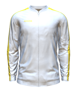 Score Classic Track Jacket white-yellow