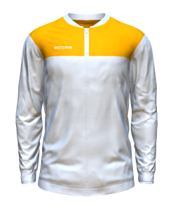 Score Club Track Jacket white-orange
