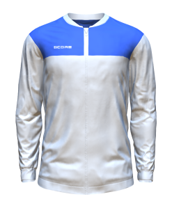 Score Club Track Jacket white-royal