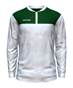 Score Club Track Jacket white-bottle