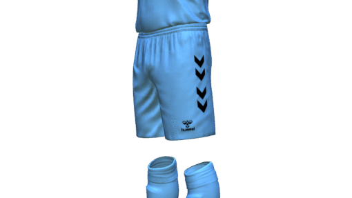 Hummel Club Core Shorts - Argentina Blue