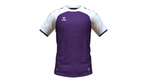 Hummel Club Match Jersey - Acai-White