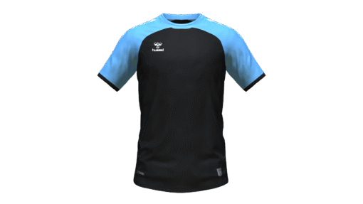 Hummel Club Match Jersey - Black-Argentina Blue