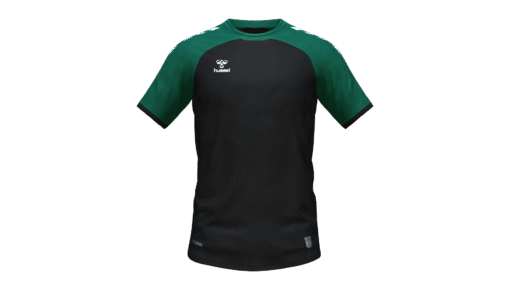 Hummel Club Match Jersey - Black-Evergreen