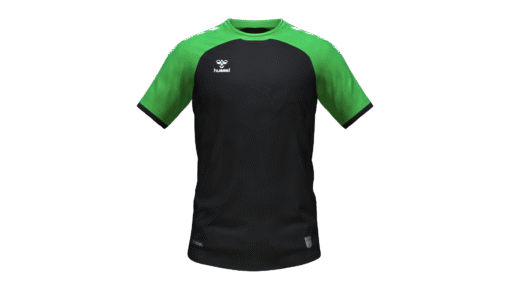 Hummel Club Match Jersey - Black-Green Gecko