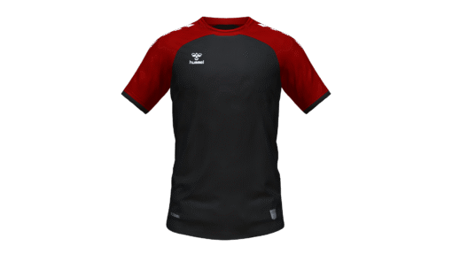 Hummel Club Match Jersey - Black-Maroon