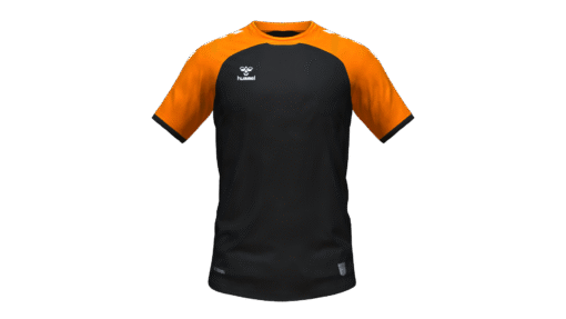 Hummel Club Match Jersey - Black-Orange Tiger