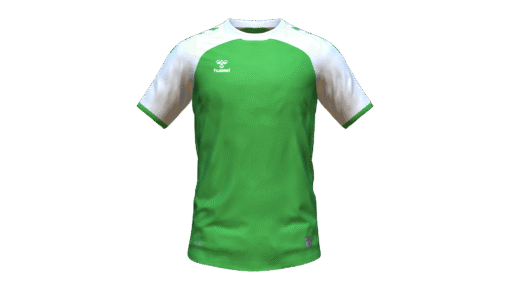 Hummel Club Match Jersey - Green Gecko-White