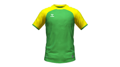 Hummel Club Match Jersey - Green Gecko-Blazing Yellow
