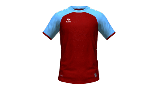 Hummel Club Match Jersey - Maroon-Argentina Blue
