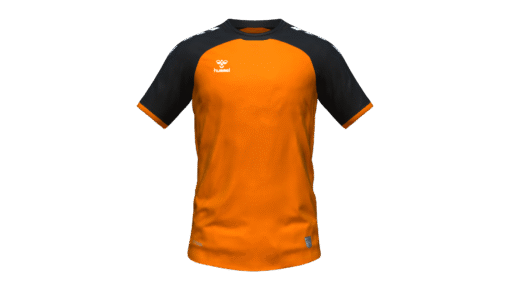 Hummel Club Match Jersey - Orange Tiger-Black