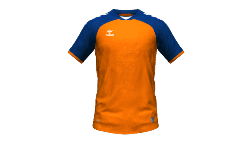 Hummel Club Match Jersey - Orange Tiger-Marine