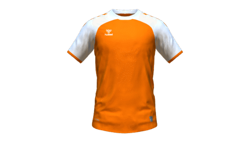 Hummel Club Match Jersey - Orange Tiger-White