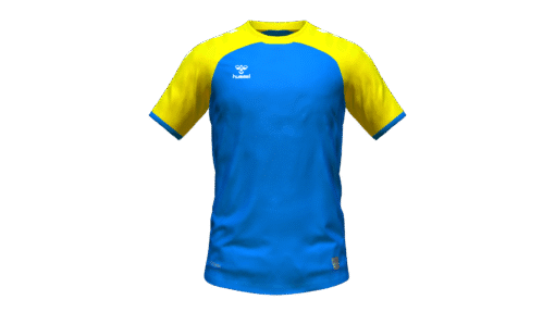 Hummel Club Match Jersey - True Blue-Blazing Yellow