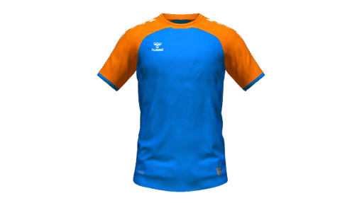 Hummel Club Match Jersey - True Blue-Orange Tiger