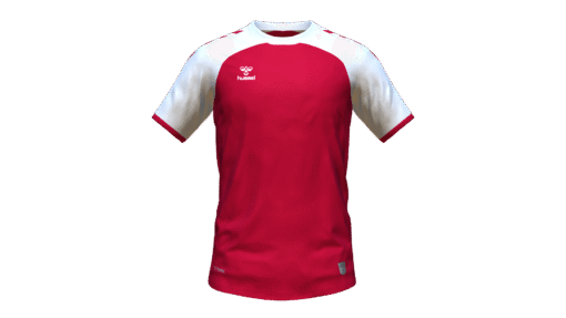 Hummel Club Match Jersey - True Red-White