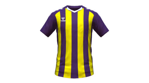 Hummel Club Stripe Jersey - Acai-Blazing Yellow