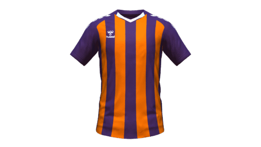 Hummel Club Stripe Jersey - Acai-Orange Tiger