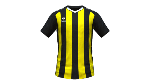 Hummel Club Stripe Jersey - Black-Blazing Yellow